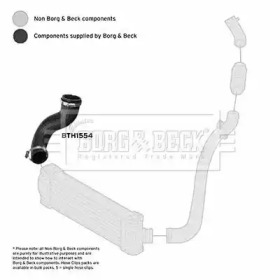 BORG & BECK bth1554 -  Трубка нагнетаемого воздуха